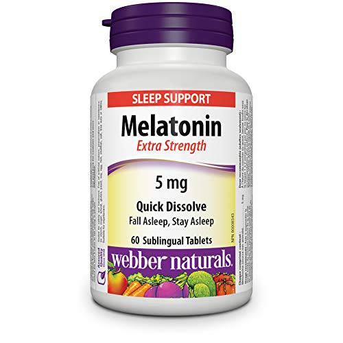 Melatonin Extra Strength 5 mg Quick Dissolve