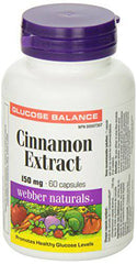 Webber Naturals Cinnulin PF Cinnamon Extract Capsule, 150mg