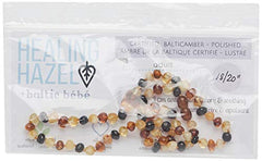 Healing Hazel 100-Percent Baltic Amber Adult Necklace Multi Polished 18-Inch-20-Inch