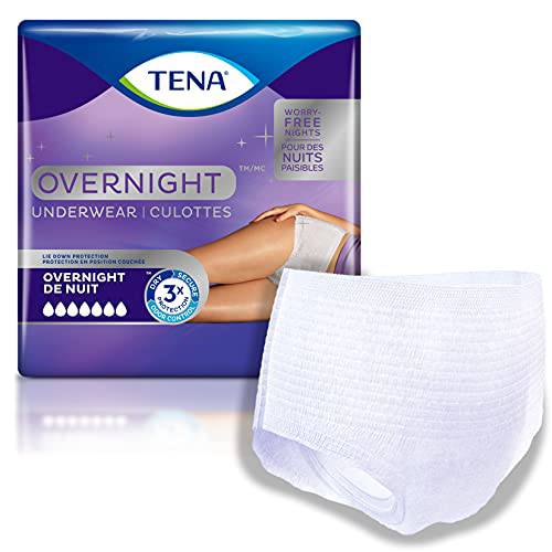 TENA Incontinence Underwear, Overnight Protection, Large, 11 Count - Zecoya