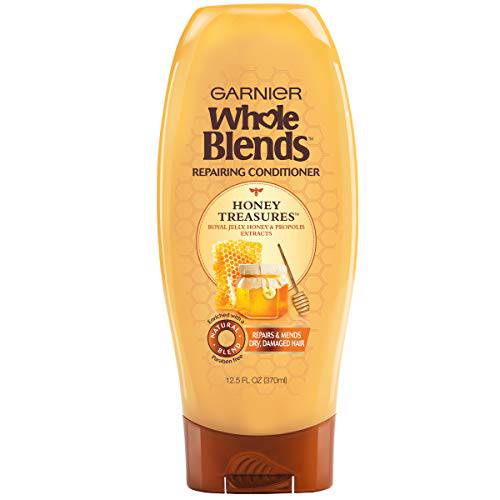 Garnier Whole Blends Honey Treasures Repairing Conditioner, 370 mL - Zecoya