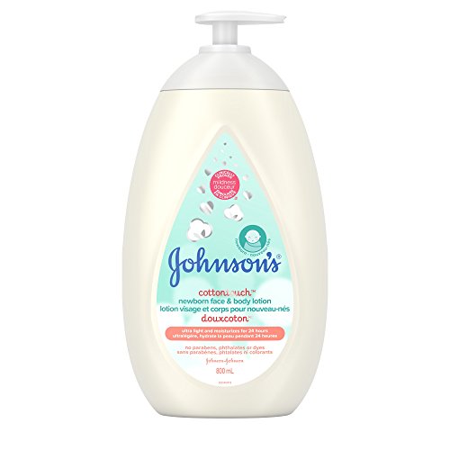 Johnson's Baby newborn face and body lotion, cotton touch cream, 800ml