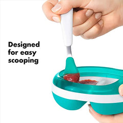 OXO Tot Feeding Spoon Set With Soft Silicone, Teal