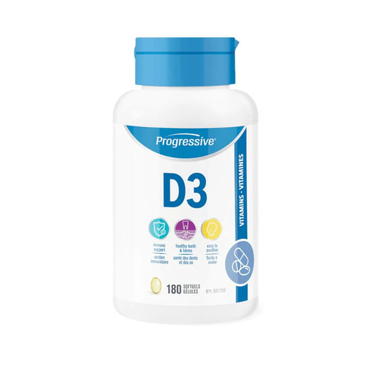 Progressive Vitamin D3, 1, 000 Iu, 180 Softgels 180 count