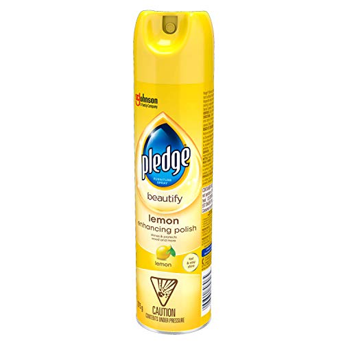 Pledge Furniture Polish and Multisurface Cleaner Spray, Lemon, 275g - Zecoya