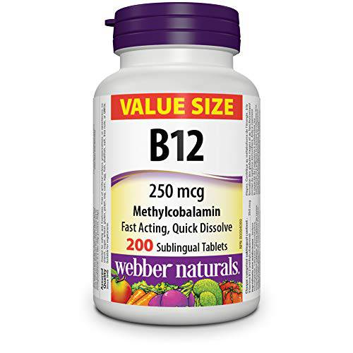 Vitamin B12 Methylcobalamin 250 mcg Sublingual Tablets