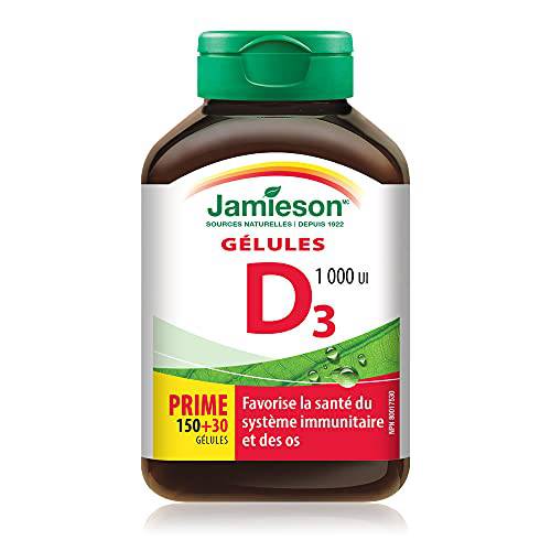 Jamieson Vitamin D3 1,000 IU Premium Softgels