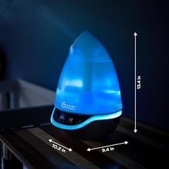 Babymoov Hygro Plus | 3-in-1 Humidifier, Multicolored Night Light & Essential Oil Diffuser|Automatic Operation for Easy Use and Care