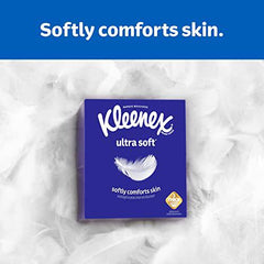 Kleenex Ultra Soft, Soft Facial Tissue, 4 Flat Boxes - Zecoya