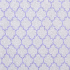 Kushies Deluxe Change Pad Terry, White/Lilac Ornament