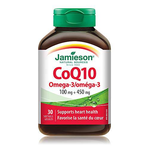 Jamieson CoQ10 100mg Orange 30 Softgels