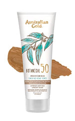 Australian Gold SPF 50 Botanical Tinted Mineral Suncreen for Medium to Tan Skin Tones, 3 oz.