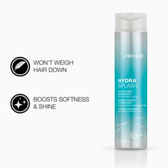 Joico HydraSplash Hydrating Shampoo for Fine to Medium Hair, Moisturizing Dry Damaged Hair with Keratin & Coconut Oil