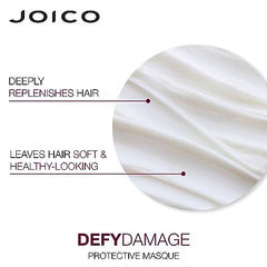 Joico Defy Damage Protective Masque, Hair Mask Treatment for Dry Damaged Hair, Hydrating, Conditioning for Curly, and Colored, 150mL