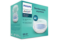 Philips AVENT Microwave Steam Sterilizer for Baby Bottles, Pacifiers, Cups and More, SCF281/05