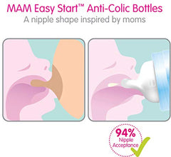 Easy Start Anti-Colic Bottle 5oz (2 count), Girl