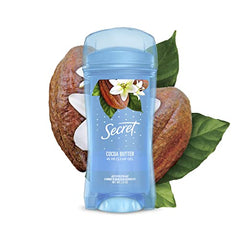 Secret Clear Gel Antiperspirant and Deodorant, Cocoa Butter Scent, 45 grams