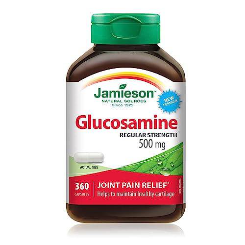 Jamieson Glucosamine Regular Strength 500 mg, 360 Capsules