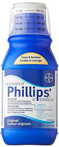 Bayer Phillips Milk of Magnesia Liquid, 350ml