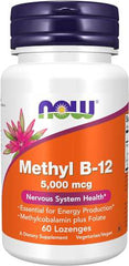 Now B-12 Methyl form 5000mcg 60Loz