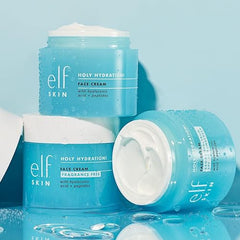 e.l.f. Holy Hydration! Face Cream - Fragrance Free, Moisturizes & Softens Skin, Quick-Absorbing & Ultra-Hydrating, 1.8 Oz (50g)