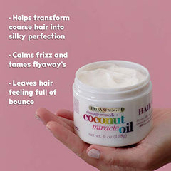 OGX Extra Strength Damage Remedy + Coconut Miracle Oil Hair Mask, 177ml