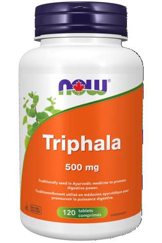 NOW Triphala Tablets, 500mg, 120 Count