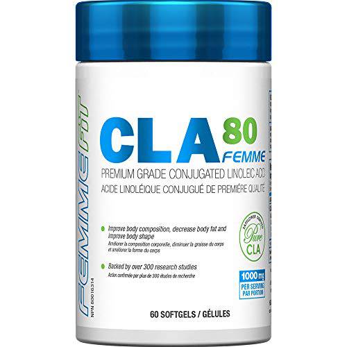 FEMME FIT - CLA80 Femme - Premium Grade Conjugated Linoleic Acid - 60 Count