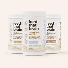 Feed That Brain No Flavour Protein Powder, 240 G