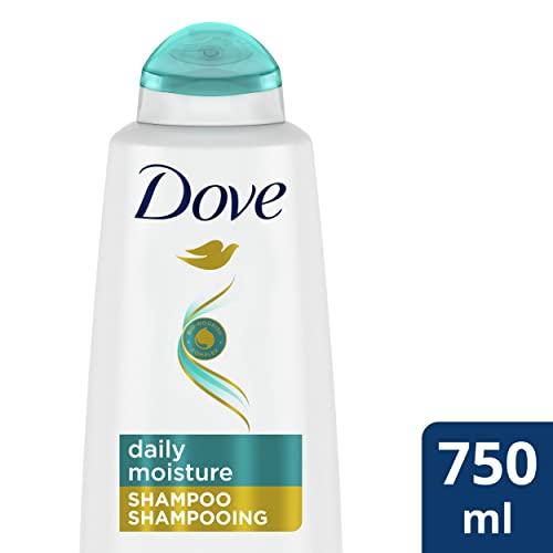 Dove Daily Moisture Shampoo with Bio-Nourish Complex moisturizes and nourishes dry hair 750 ml