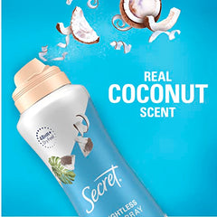 Secret Dry Spray Antiperspirant Deodorant, Nurturing Coconut and Argan Oil, 116g (4.1 oz)