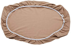 Kushies Organic Jersey Bassinet Fitted Sheet, Mocha