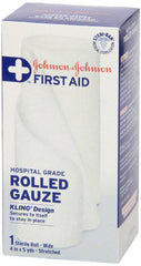 Johnson's Red Cross Brand Hospital Grade Rolled Kling Gauze Bandage, 10 cm