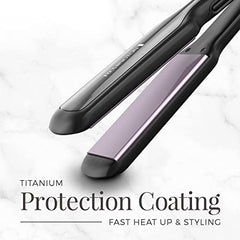 Remington Pro 1 ¾" Digital Heat Wide Flat Iron with Anti-Static Ceramic Technology, Purple, S5520