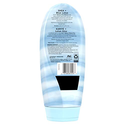 Olay Moisture Ribbons Plus Shea + Blue Lotus Body Wash, 532 mL