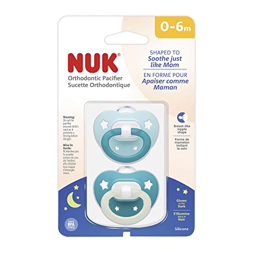 NUK Signature Pacifier 0-6 Month, 2 Pack