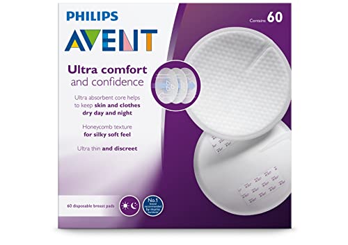 Philips Avent Disposable Breast Pads, 60ct, SCF254/61