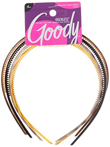 Goody Headband, 3 Piece Value Thin Headband for Women and Kids