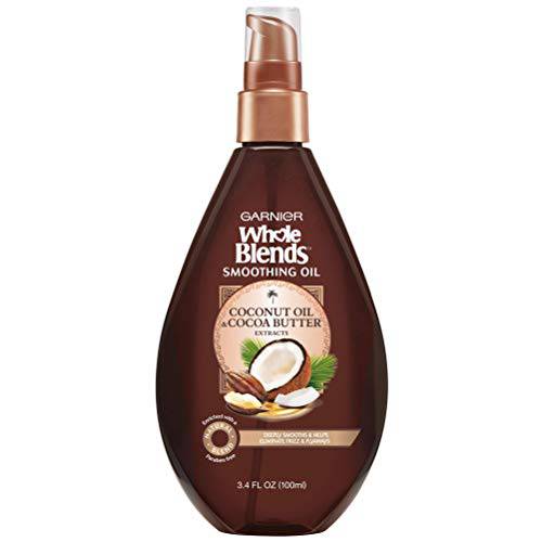 Garnier Whole Blends Coconut Oil & Cocoa Butter Smoothing Oil, 100 ML - Zecoya