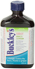 Buckley's Cough Syrup, Complete Extra Strength Mucus Relief, Cough & Cold & Flu Medicine, Headache and Sinus Relief, 250 mL (Packaging May Vary)