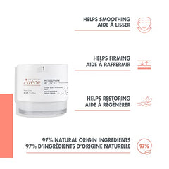 Eau Thermale Avène Hyaluron Activ B3 Multi-intensive night cream, for Aging Skin, Hyaluronic Acid and Niacinamide