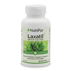 Nutripur Laxatil - Natural laxative, 60 vegetarian capsules (Pack of 1)