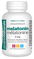 Prairie Naturals Sublingual melatonin 3mg tabs, 90 Count