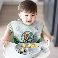 Bumkins Unisex Child Feeding Bib Snack Bag, Green, One Size US