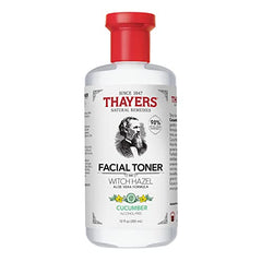 THAYERS Alcohol-Free Witch Hazel Cucumber Face Toner Skin Care with Aloe Vera, Natural Gentle Facial Toner, for All Skin Types, 355mL