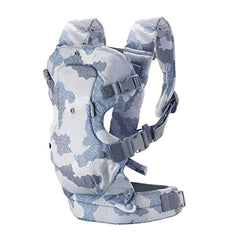 Infantino Flip Advanced 4-in-1 Carrier - Ergonomic, convertible, face-in and face-out front and back carry for newborns and older babies 8-32 lbs, Camo