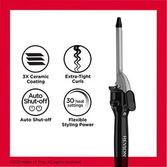 Revlon Long Lasting Tight Curls Curling Iron, 3/4"