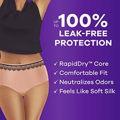 Always Discreet Boutique, Incontinence & Postpartum Underwear For Women, Maximum Protection, Small/Medium, 20 Count