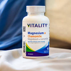 VITALITY Magnesium + Chamomile - Capsules - 90 Vegetable Capsules