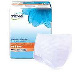 Tena Incontinence Underwear, Ultimate, 2x-large 10 Count